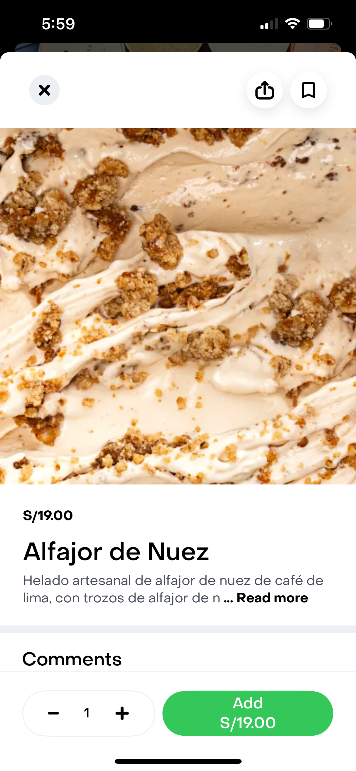 Alfajor de Nuez